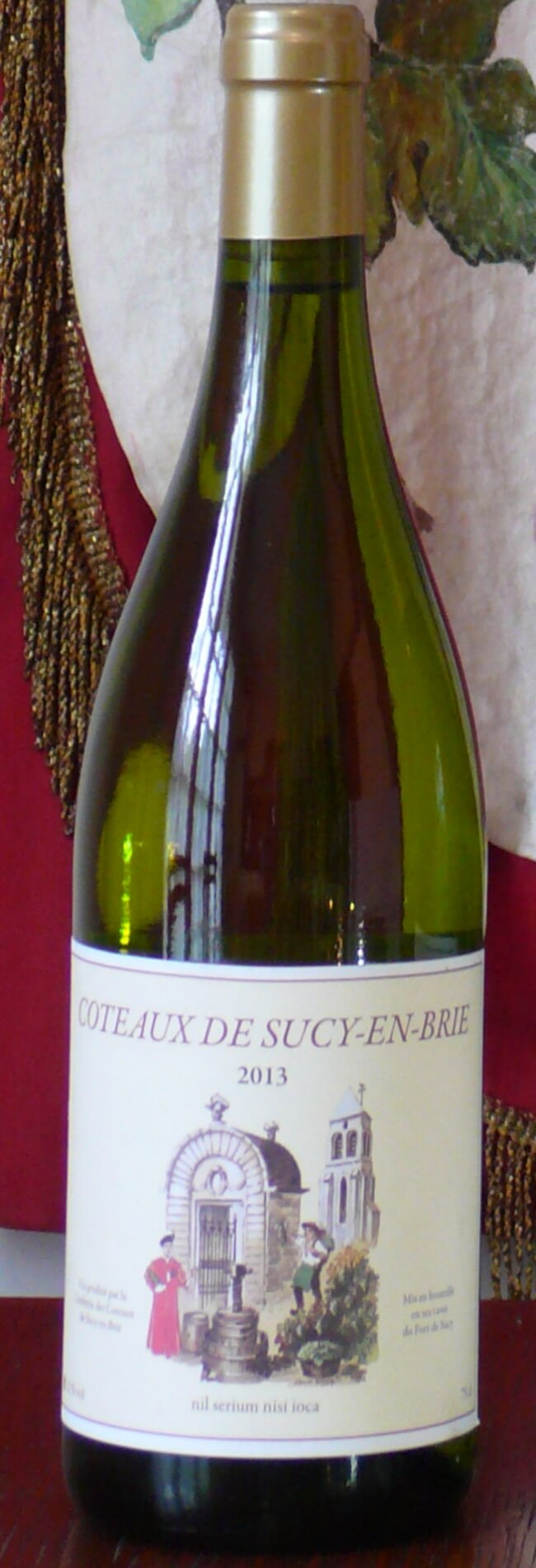 Bouteille du vin de Sucy